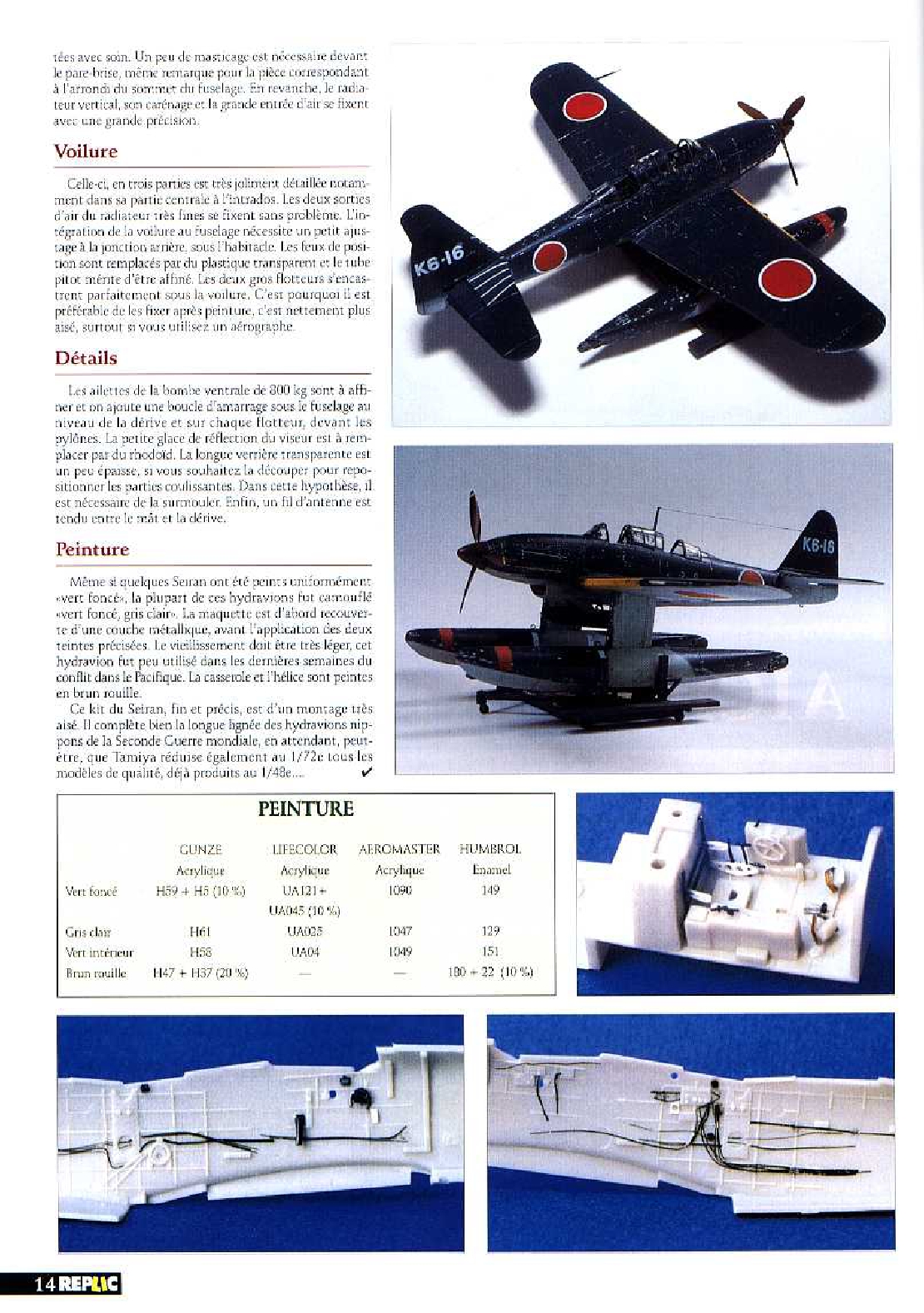 Replic 074 - M6A1 Seiran, SB2C-4, Fi-156